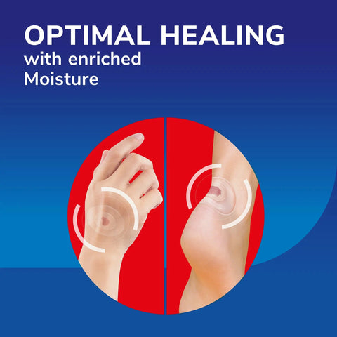 Scholl Aid Open Blisters, Cuts and Grazes Medical Grade Blister Plasters with Hydrogel Technology, Pack of 6