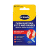 Scholl Aid Open Blisters, Cuts and Grazes Medical Grade Blister Plasters with Hydrogel Technology, Pack of 6