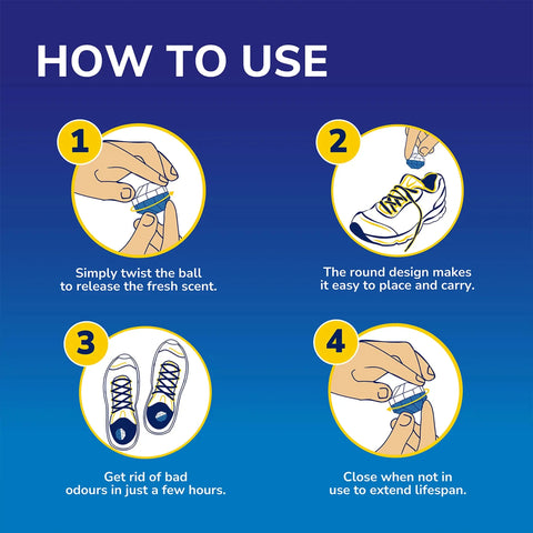 Scholl Aid Shoe Deodoriser Balls