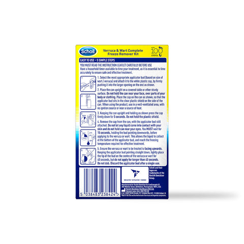 Scholl Aid Wart Verruca Freeze Treatment