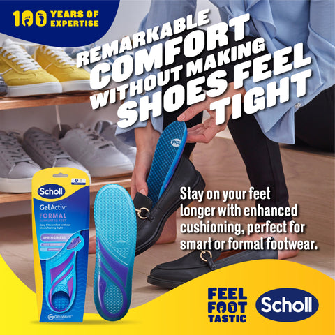 Scholl Insoles 3.5 -7.5 GelActiv™ Formal Insoles Small