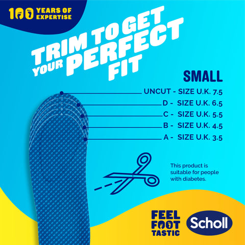 Scholl Insoles 3.5 -7.5 GelActiv™ Formal Insoles Small