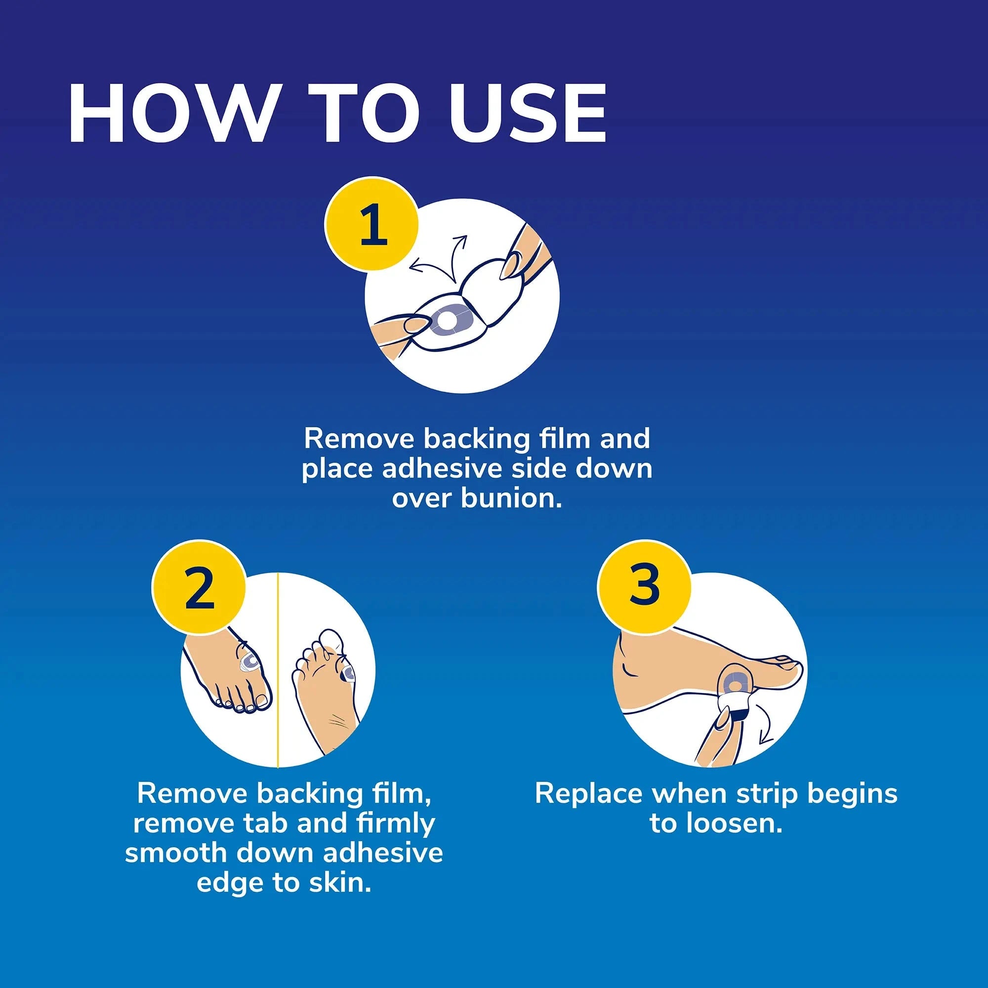 Scholl Aid Bunion Cushions with Hydrogel Technology, Pack of 5