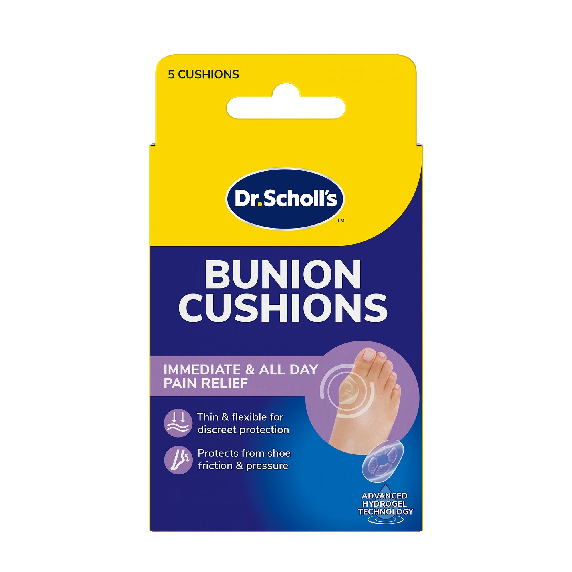 Bunion Cushions with Hydrogel Technology, Pack of – Scholl UK