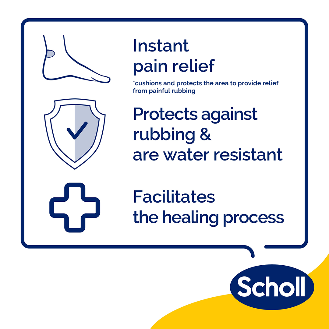 Scholl Aid Toe Blister Plasters Pack of 6