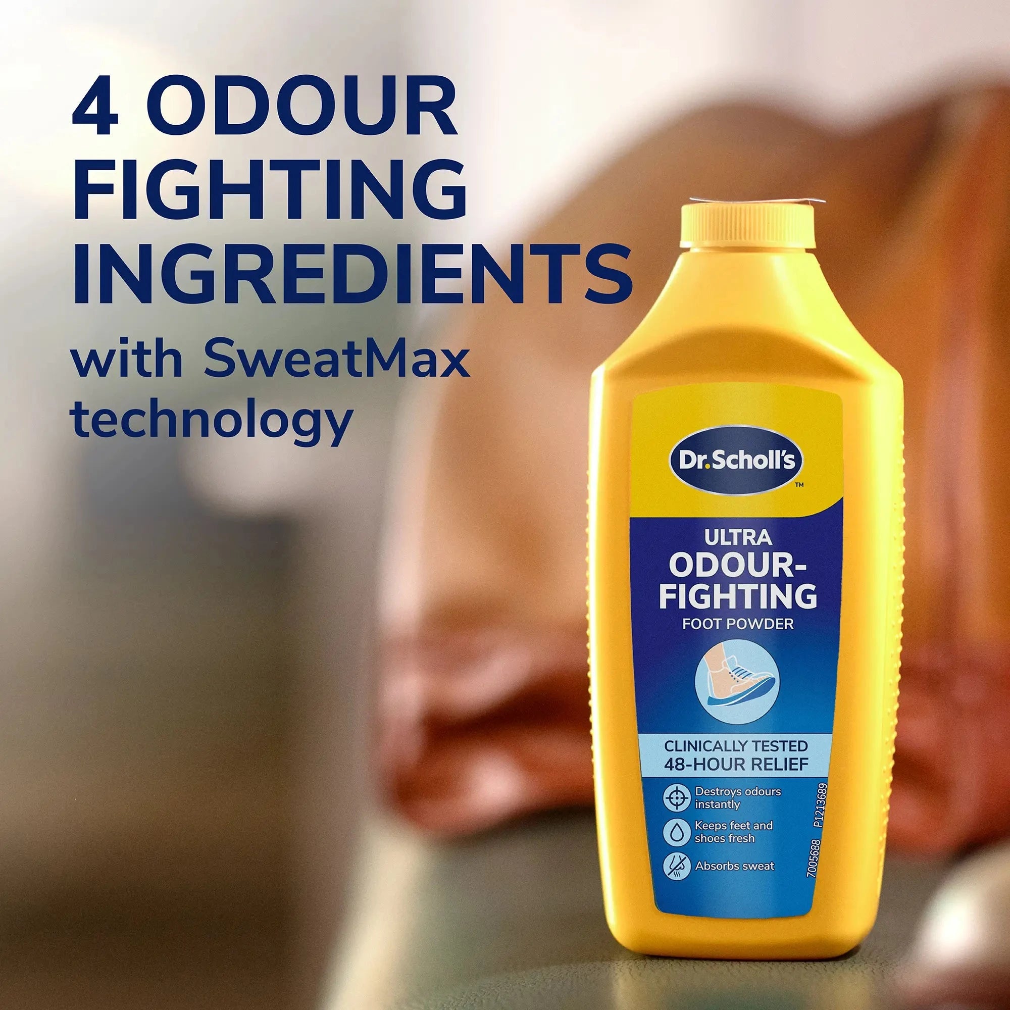 Scholl Aid Ultra Odour-Fighting Foot Powder with Sweat Max Technology