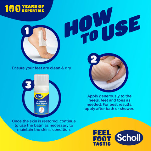Cracked Heel Repair Restoring Balm Stick Scholl UK