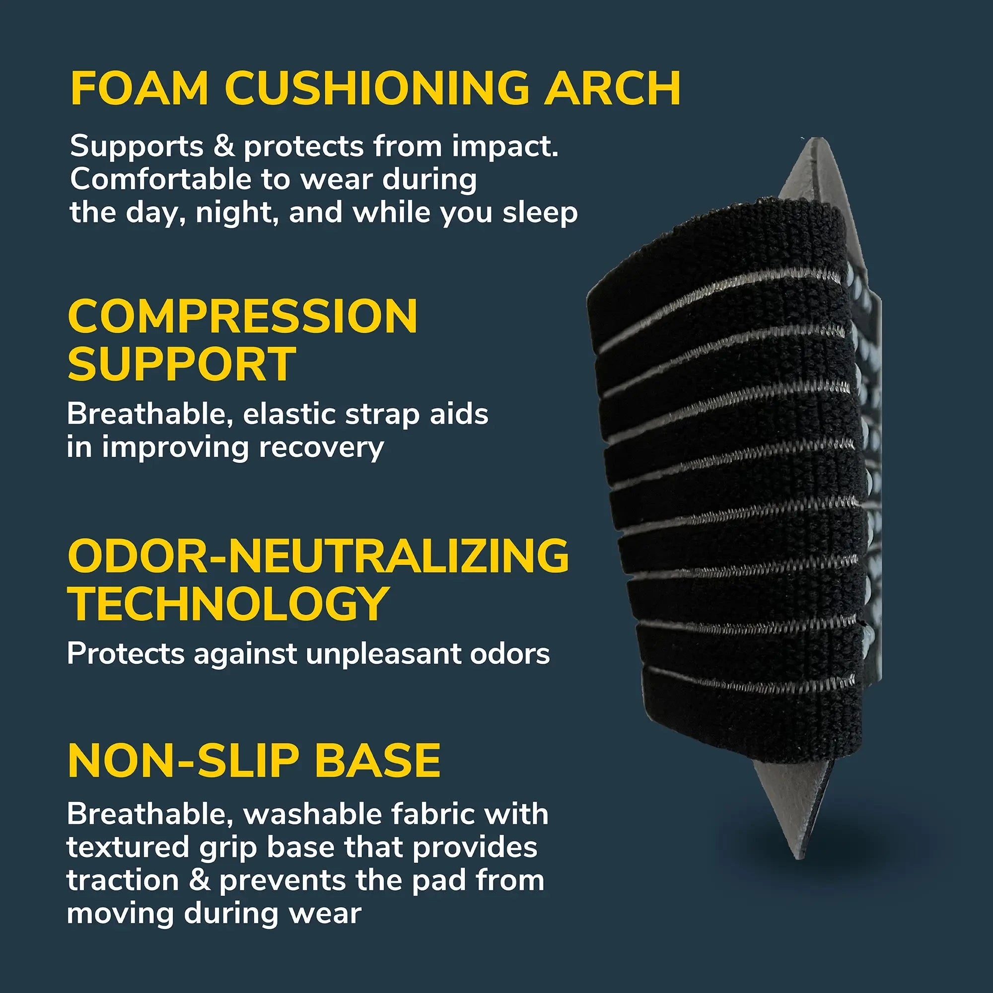 Scholl Insoles Fits All Plantar Fasciitis Foot Arch Support Sleeve