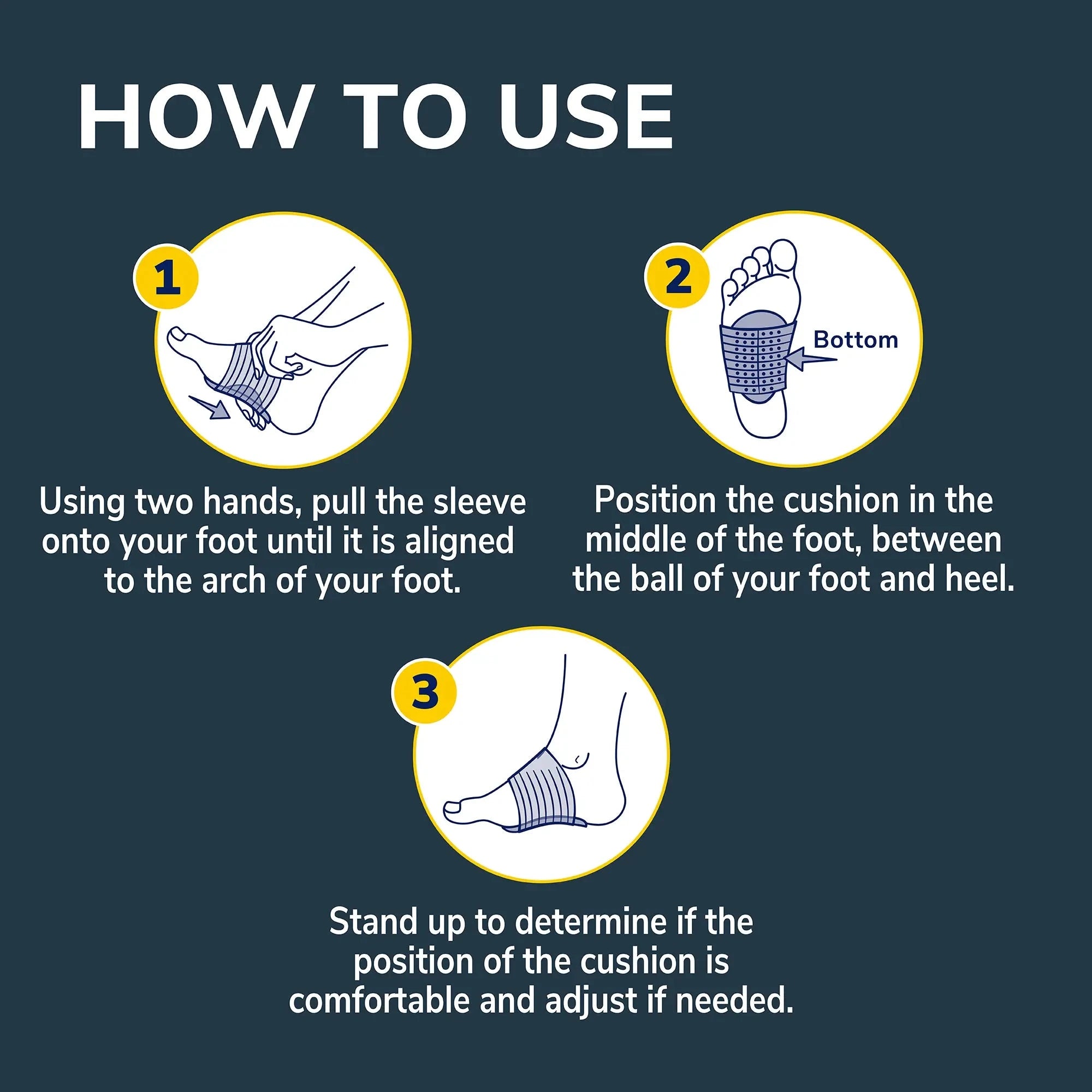 Scholl Insoles Fits All Plantar Fasciitis Foot Arch Support Sleeve