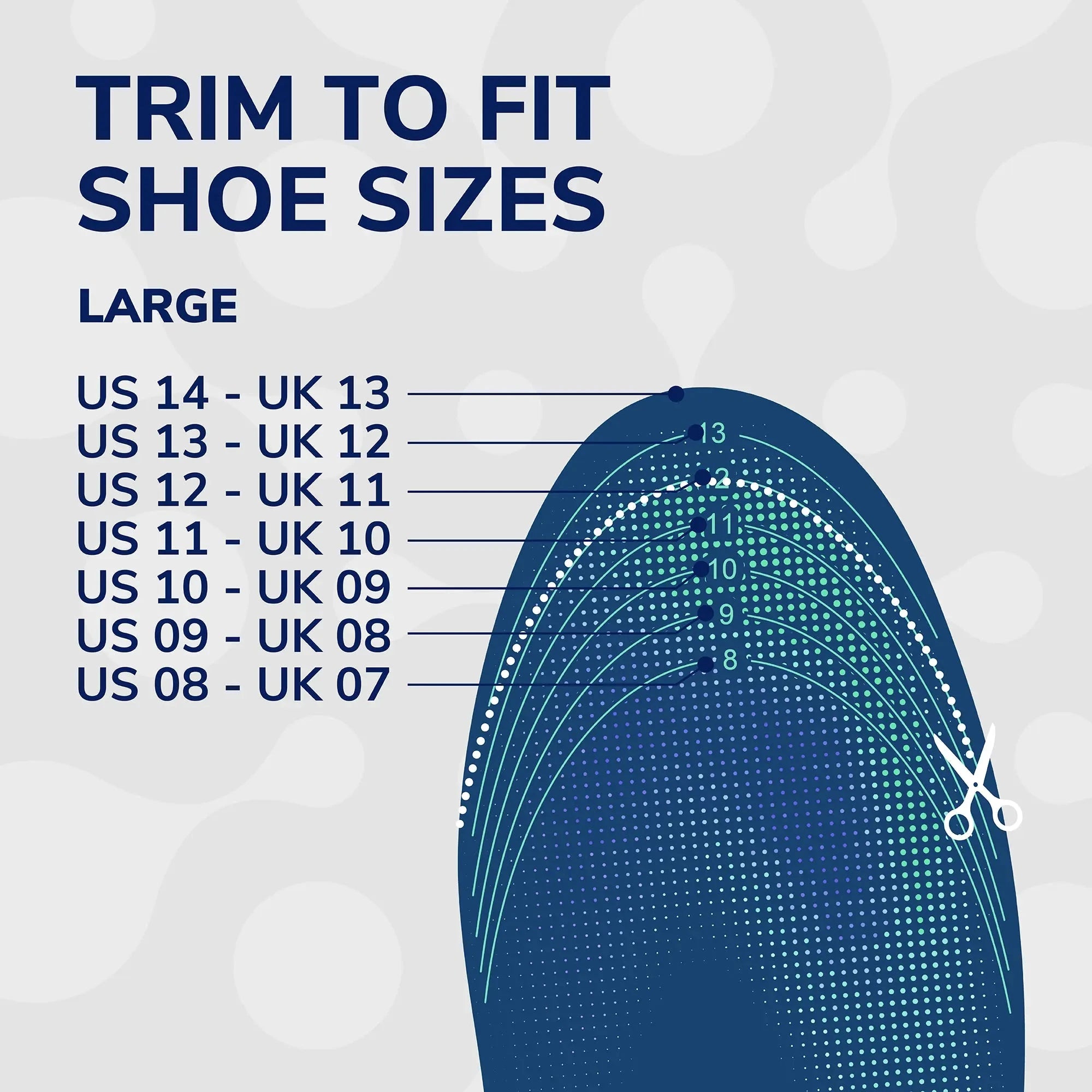 Scholl Insoles L (7-13) 24-Hour Energy Multipurpose Insoles - Large