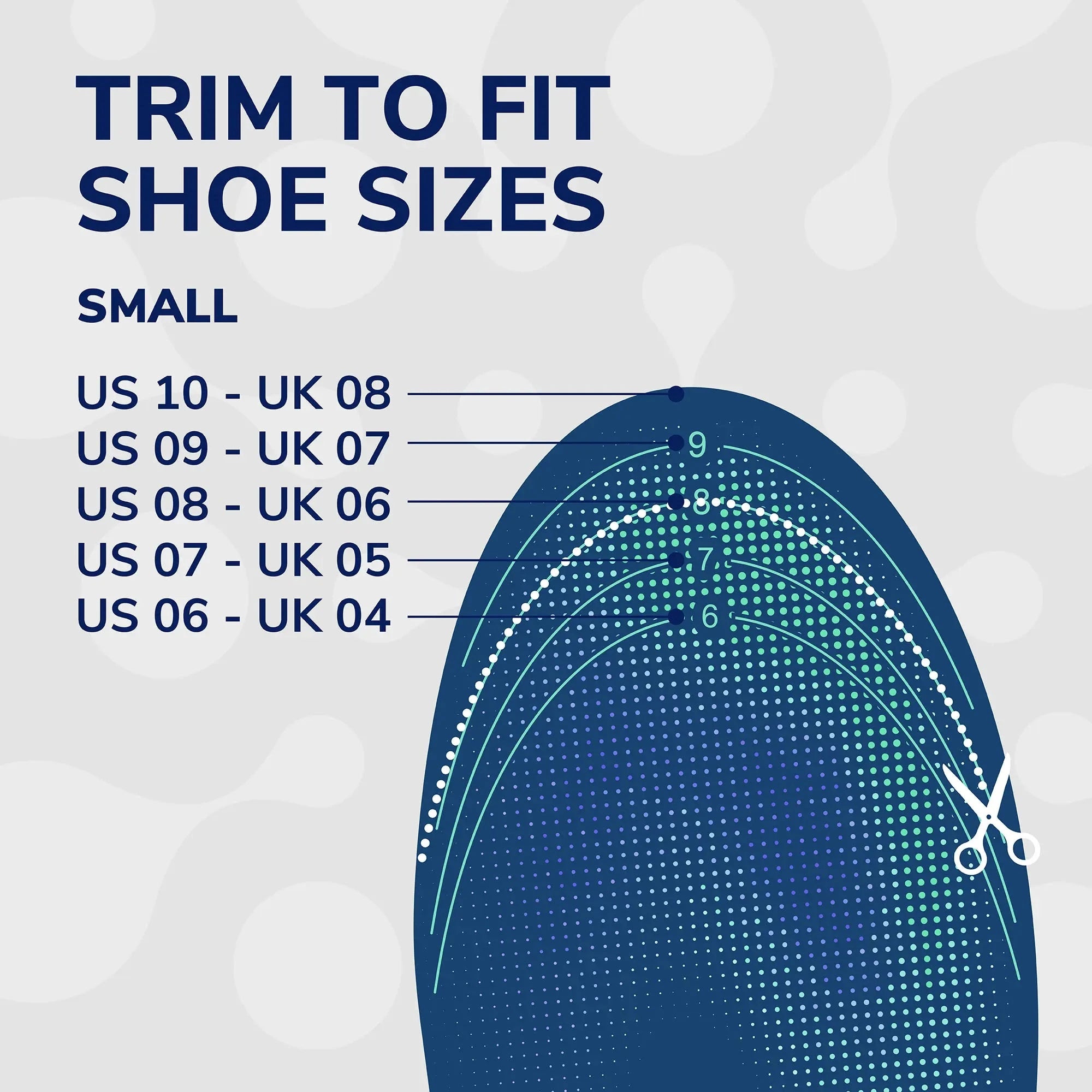 Scholl Insoles S (3-7) 24-Hour Energy Multipurpose Insoles - Small