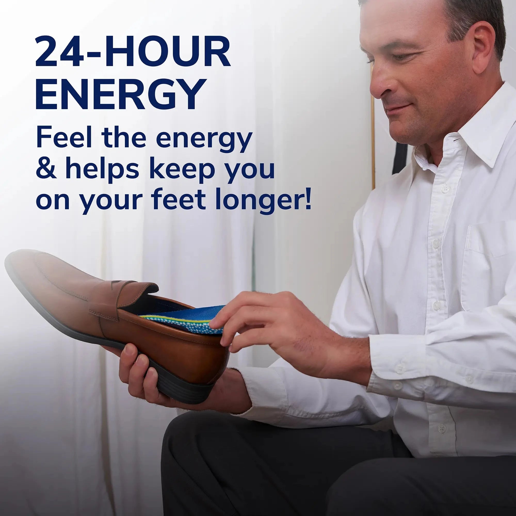 Scholl Insoles S (3-7) 24-Hour Energy Multipurpose Insoles - Small