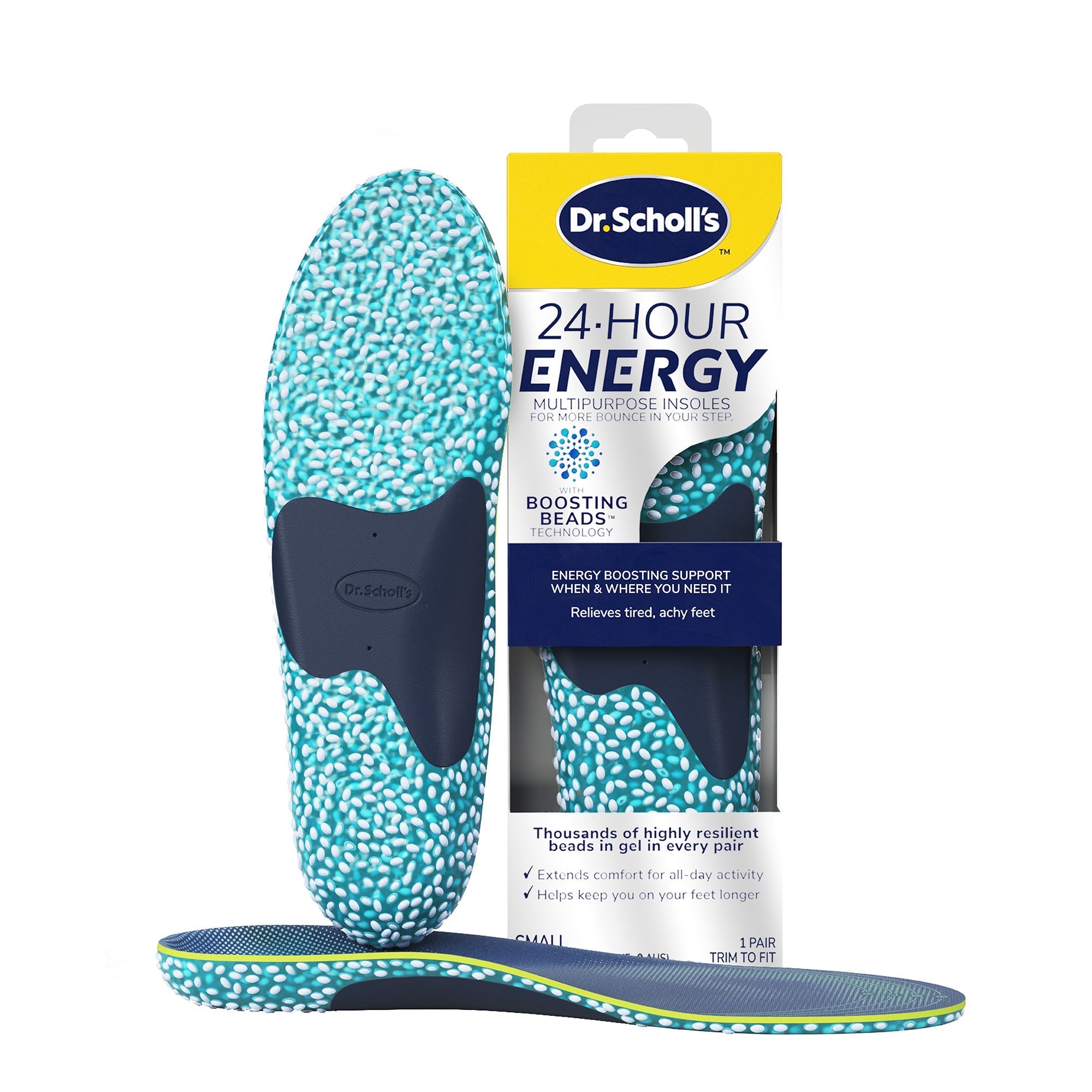 Scholl Insoles S (3-7) 24-Hour Energy Multipurpose Insoles - Small