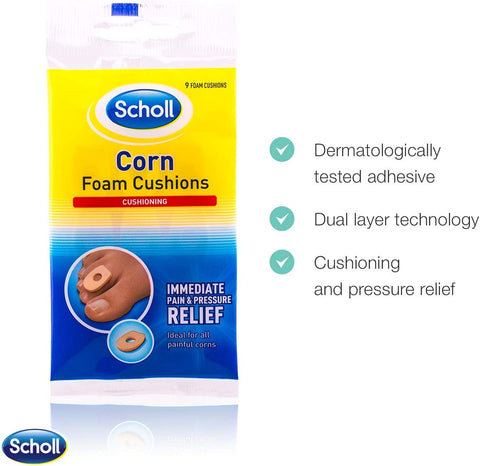 Scholl Aid Corn Foam Cushion (9 Small)
