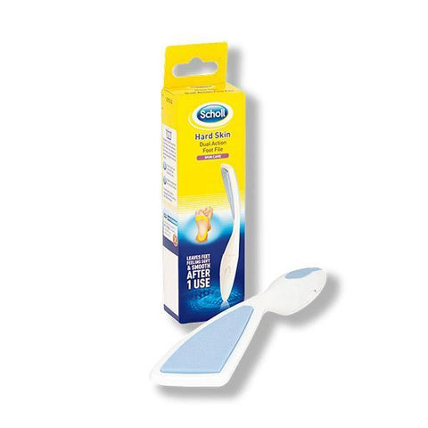 Scholl Aid Dual Action Foot File & Hard Skin Remover