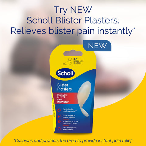 Scholl Aid Large Blister Plasters Pack of 5