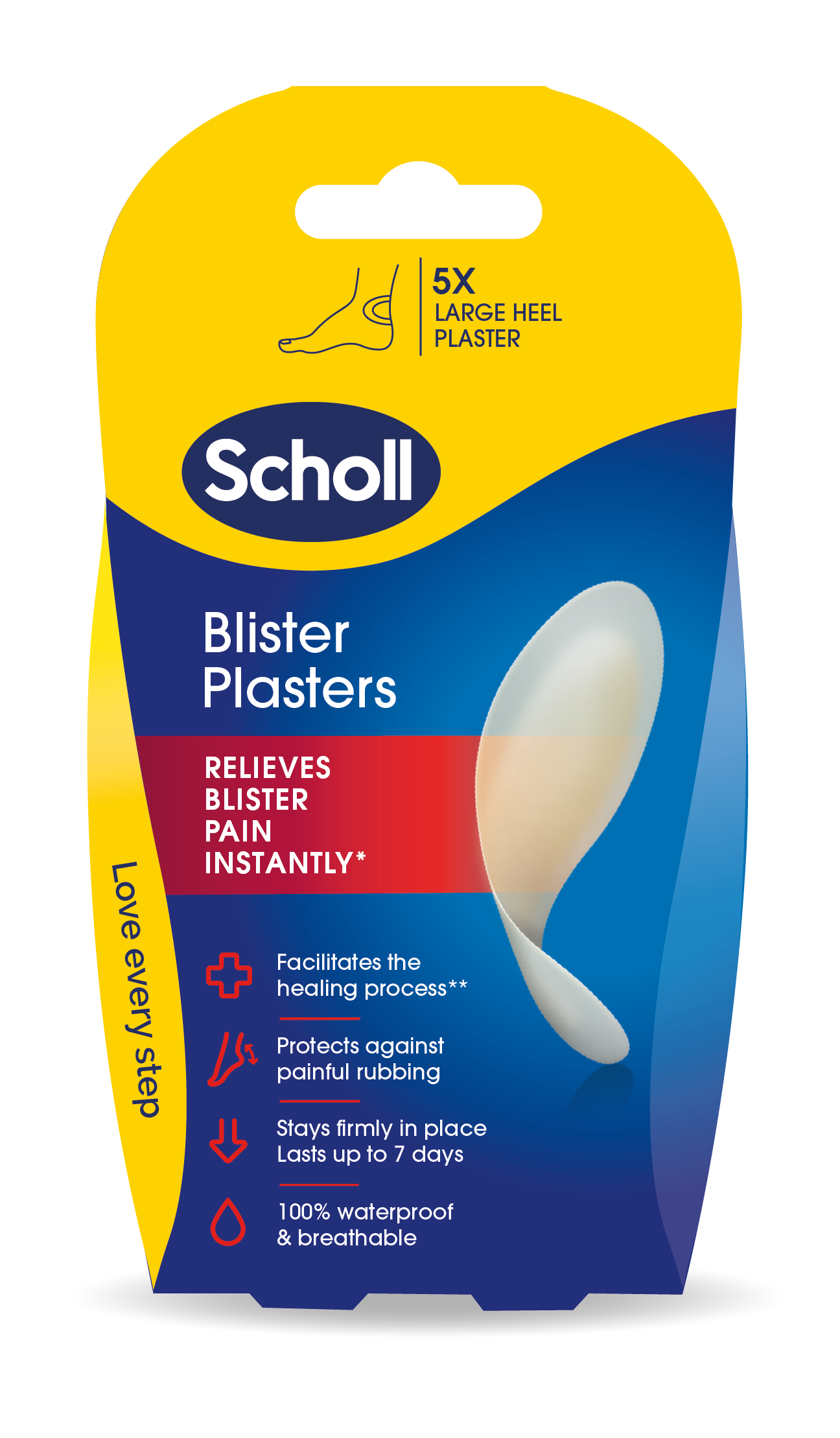 Scholl Aid Large Blister Plasters Pack of 5