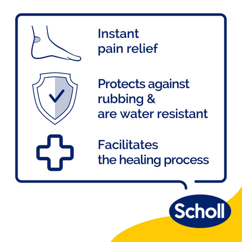 Scholl Aid Large Blister Plasters Pack of 5