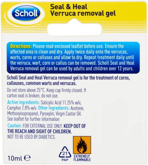 Scholl Aid Scholl Seal and Heal Verruca Gel 10ml