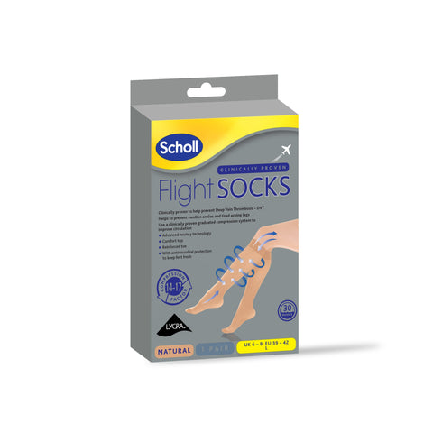 Scholl Flight Socks Flight Socks Cotton Feel: Sheer