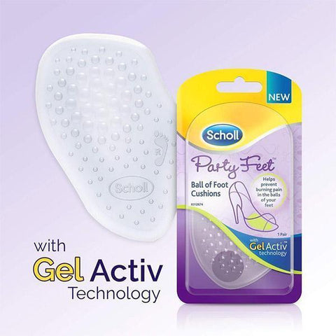 Party Feet Ball Of Foot Gel Insoles For High Heels Scholl UK