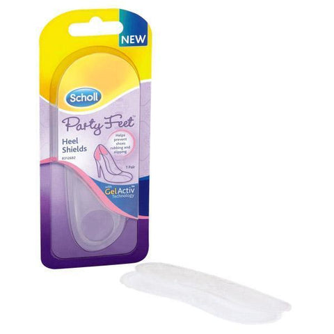 Scholl Insoles Party Feet Invisible Gel Heel Shields