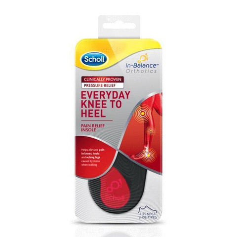 Scholl Insoles Scholl Everyday Knee to Heel Pain Relief Insoles